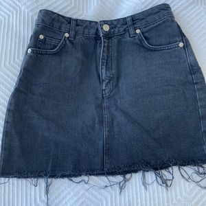 TOPSHOP Motto Denim Skirt